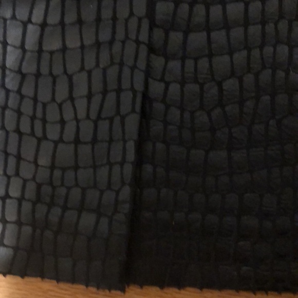 Anne Klein Women's Faux Leather Brooklyn Heights Skirt  Size 4 - Picture 10 of 14